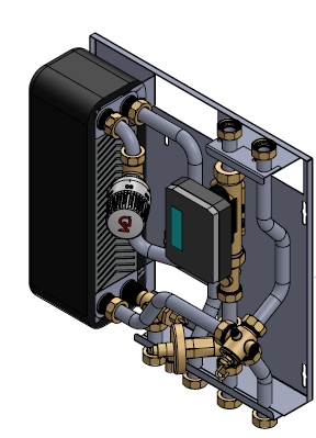Direct Thermohexa RH Radyotörlü Tip4 - 35 KW Eşanjör Kapasiteli Termostatik Kontrollü Isı İstasyonu - Kalorimetre Fiyata Dahil Değildir - KDV Dahil  (SİPARİŞE ÖZEL YAPILACAK, 15 GÜN İÇERİSİNDE TESLİM EDİLECEKTİR.)