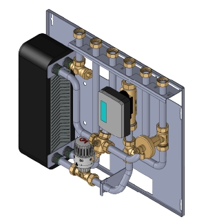 Direct Thermohexa RH Radyotörlü Tip5 - 50 KW Eşanjör Kapasiteli Termostatik Kontrollü Isı İstasyonu -  Kalorimetre Fiyata Dahil Değildir - KDV Dahil - (SİPARİŞE ÖZEL YAPILACAK, 15 GÜN İÇERİSİNDE TESLİM EDİLECEKTİR.)