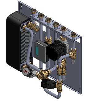 Direct Thermohexa UFH Yerden Isıtmalı Tip5 - 35 KW Eşanjör Kapasiteli Termostatik Kontrollü Isı İstasyonu - Kalorimetre Fiyata Dahil Değildir - KDV Dahil -  (SİPARİŞE ÖZEL YAPILACAK, 15 GÜN İÇERİSİNDE TESLİM EDİLECEKTİR.)