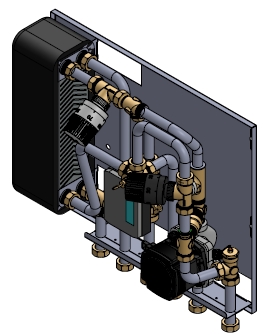 Direct Thermohexa UFH Yerden Isıtmalı Tip3 - 50 KW Eşanjör Kapasiteli Termostatik Kontrollü Isı İstasyonu -  Kalorimetre Fiyata Dahil Değildir - KDV Dahil - (SİPARİŞE ÖZEL YAPILACAK, 15 GÜN İÇERİSİNDE TESLİM EDİLECEKTİR.)