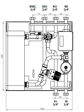 Direct Thermohexa RH Radyotörlü Tip2 - 50 KW Eşanjör Kapasiteli Termostatik Kontrollü Isı İstasyonu - Kalorimetre Fiyata Dahil Değildir - KDV Dahil  (SİPARİŞE ÖZEL YAPILACAK, 15 GÜN İÇERİSİNDE TESLİM EDİLECEKTİR.)