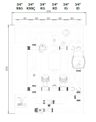 Indirect Thermohexa Tip5 - 35KW/10KW Eşanjör Kapasitesi - Termostatik Kontrollü Isı İstasyonu - Lütfen Fiyat İsteyiniz (SİPARİŞE ÖZEL YAPILACAK, 15 GÜN İÇERİSİNDE TESLİM EDİLECEKTİR.)