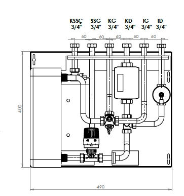 Direct Thermohexa RH Radyotörlü Tip5 - 65 KW Eşanjör Kapasiteli Termostatik Kontrollü Isı İstasyonu - Kalorimetre Fiyata Dahil Değildir - KDV Dahil -  (SİPARİŞE ÖZEL YAPILACAK, 15 GÜN İÇERİSİNDE TESLİM EDİLECEKTİR.)