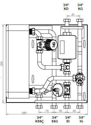 Direct Thermohexa RH Radyotörlü Tip4 - 35 KW Eşanjör Kapasiteli Termostatik Kontrollü Isı İstasyonu - Kalorimetre Fiyata Dahil Değildir - KDV Dahil  (SİPARİŞE ÖZEL YAPILACAK, 15 GÜN İÇERİSİNDE TESLİM EDİLECEKTİR.)