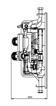 Direct Thermohexa UFH Yerden Isıtmalı Tip4 - 65 KW Eşanjör Kapasiteli Termostatik Kontrollü Isı İstasyonu -  Kalorimetre Fiyata Dahil Değildir - KDV Dahil - (SİPARİŞE ÖZEL YAPILACAK, 15 GÜN İÇERİSİNDE TESLİM EDİLECEKTİR.)