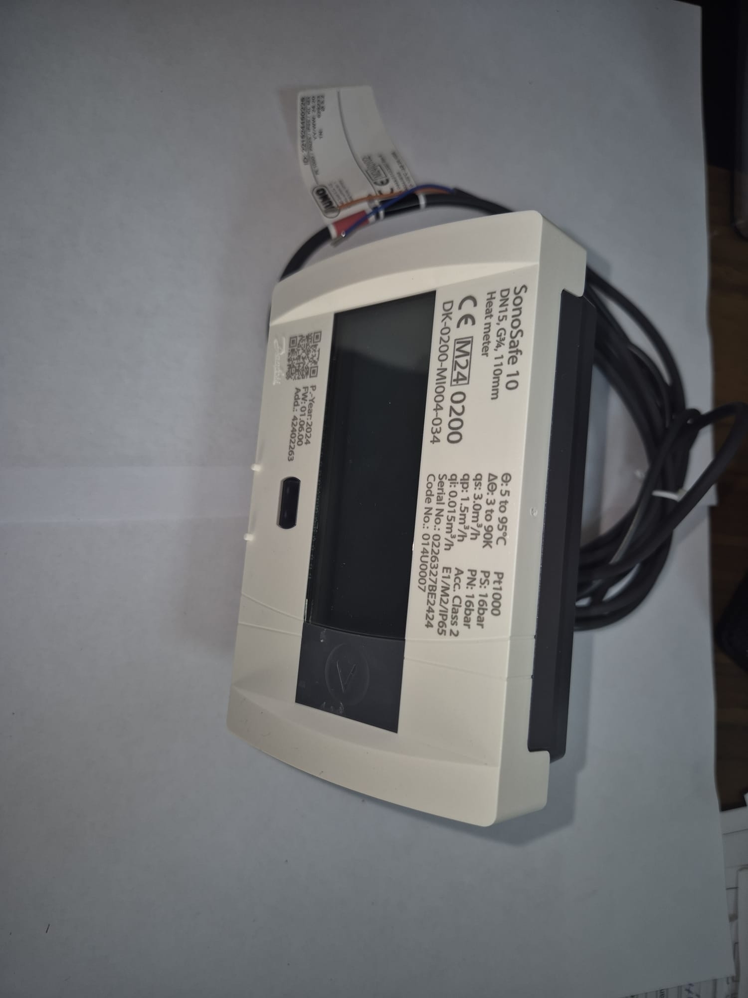 DN-15 Danfoss Ultrasonik Kalorimetre - KDV fiyata dahildir!