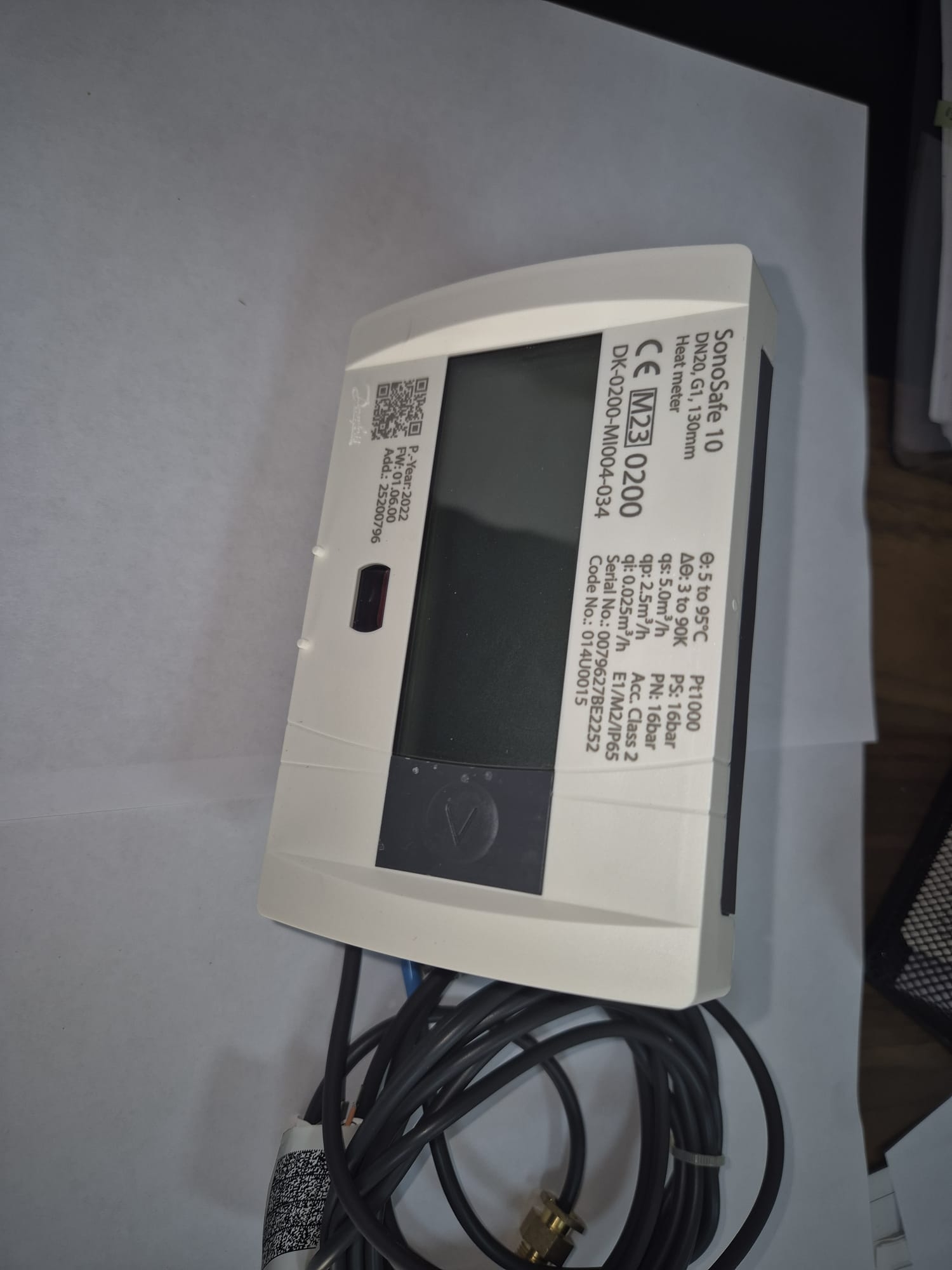 DN-20 Danfoss Ultrasonik Kalorimetre - KDV fiyata dahildir!