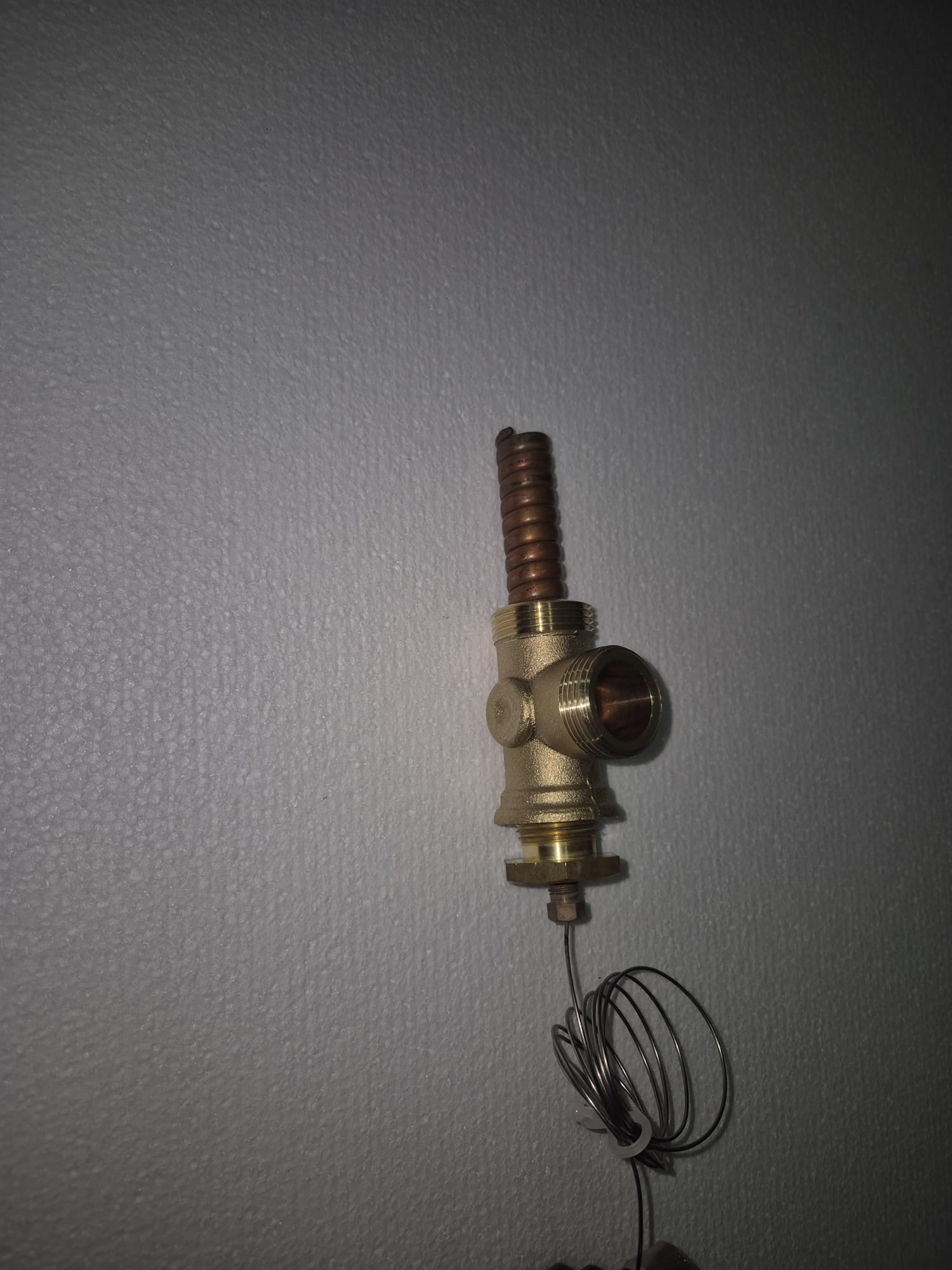 Termostatik Kafa Sensör Bağlantılı Sarı T Parçası