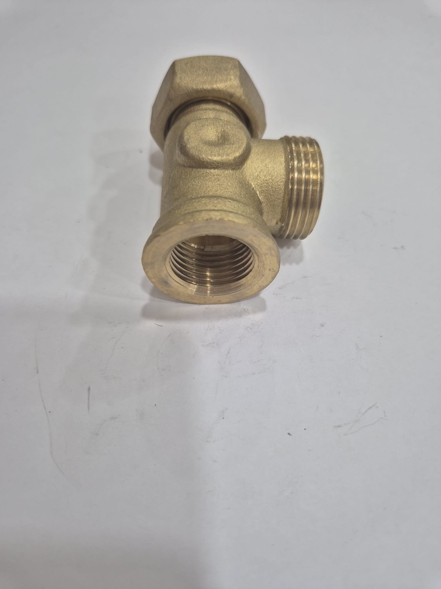 Termostatik Kafa Sensör Rekorlu Sarı T Parçası